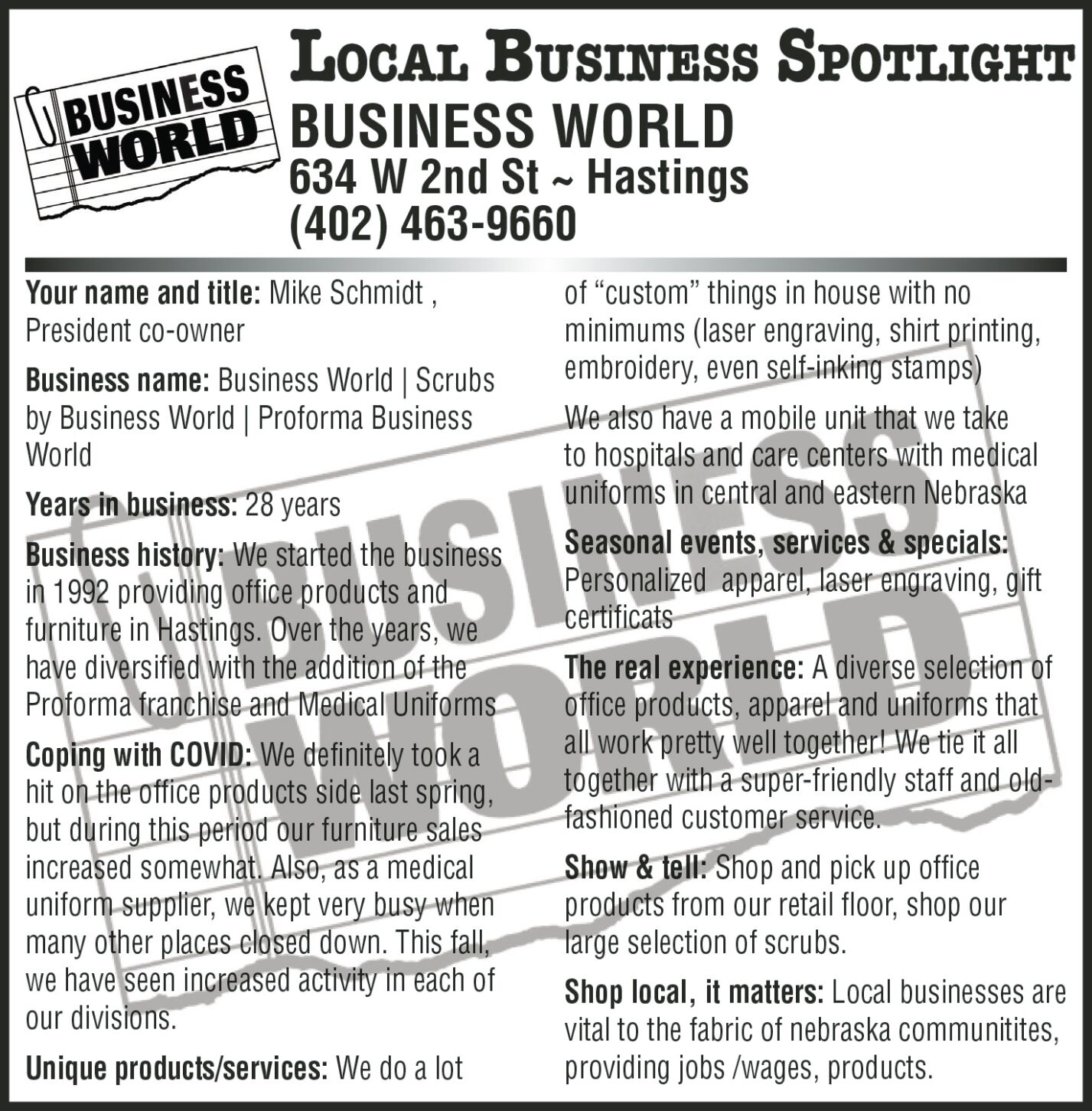 Business World
